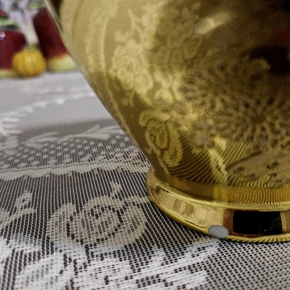 Japanese Ginger Jar Gold Gilt Silver Pheasant - Picture 5 of 7